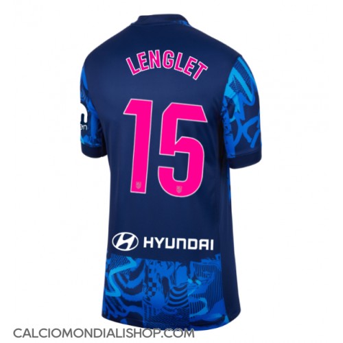 Maglie da calcio Atletico Madrid Clement Lenglet #15 Terza Maglia Femminile 2024-25 Manica Corta